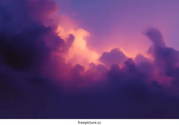Stunning Sunset Cloudscape with Vivid Colors