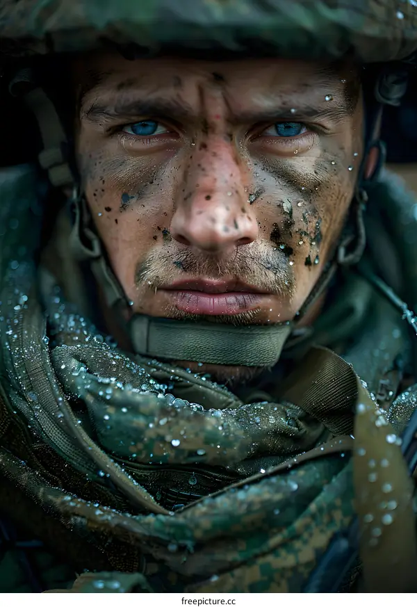 Portrait of a soldier