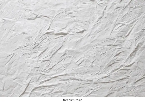Textured White Fabric Background