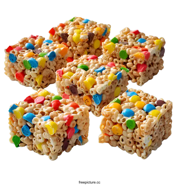 [Transparent Background PNG]Colorful marshmallow treats