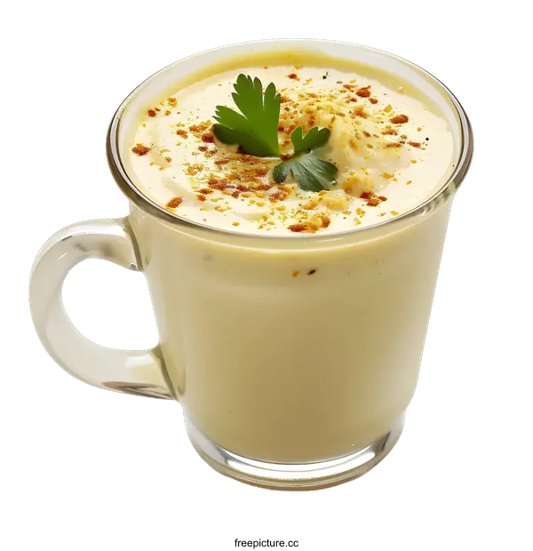 [Transparent Background PNG]A cup of thick soup