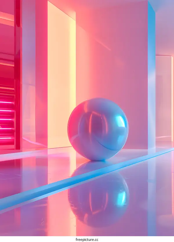 3D rendering of a sphere