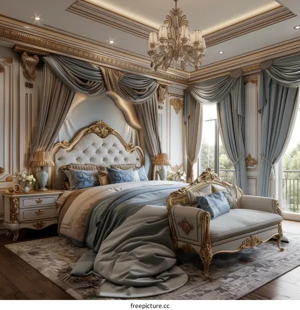 Luxury Bedroom Interior Design with Exquisite Furniture