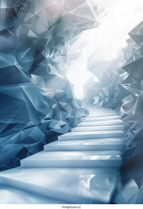 Mystical Blue Crystal Cave