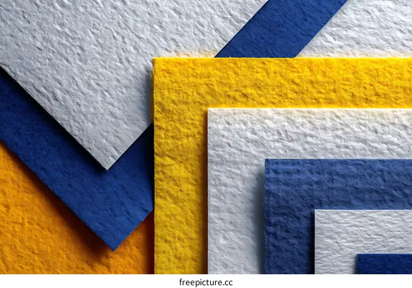 Abstract Geometric Shapes Collage