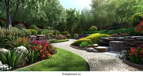 Renderings of Garden Landscape Design
