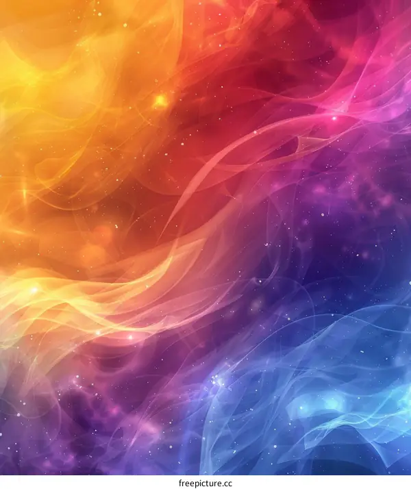 Vibrant Modern Abstract Painting Background