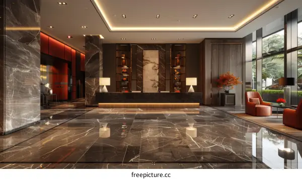 Luxurious Hotel Lobby Design