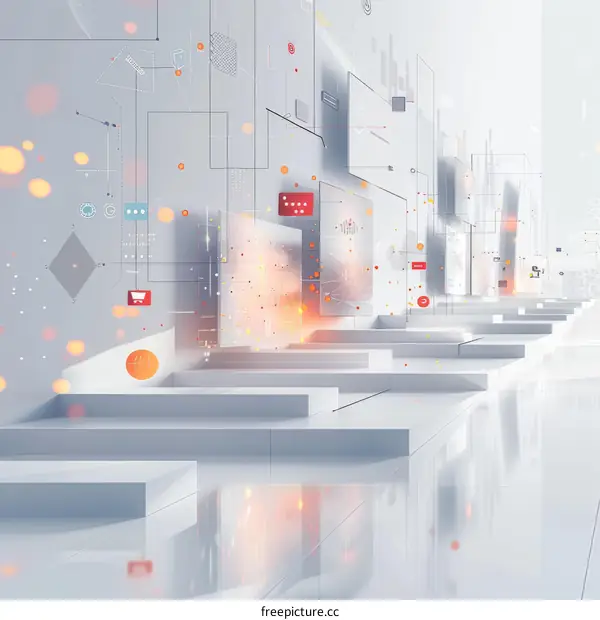 Immersive Technology Interface with Data Visualization