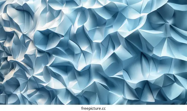 Abstract Blue Geometric Design Wallpaper