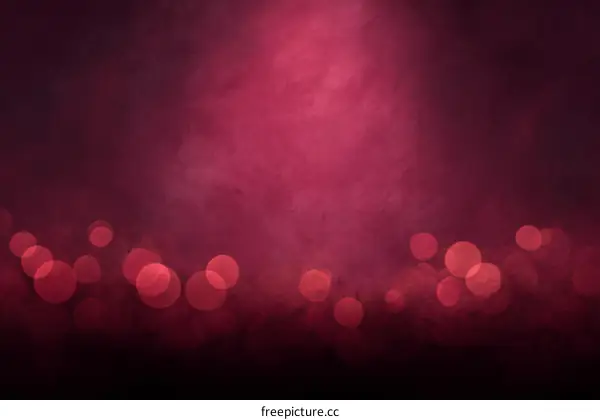 Deep Red Background with Bokeh