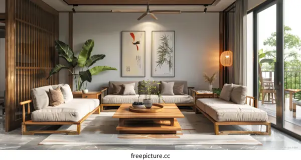 Chinese style living room