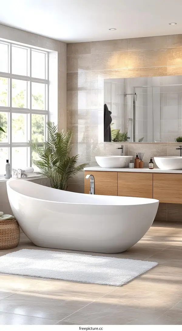Modern Stylish Bathroom Interior Design