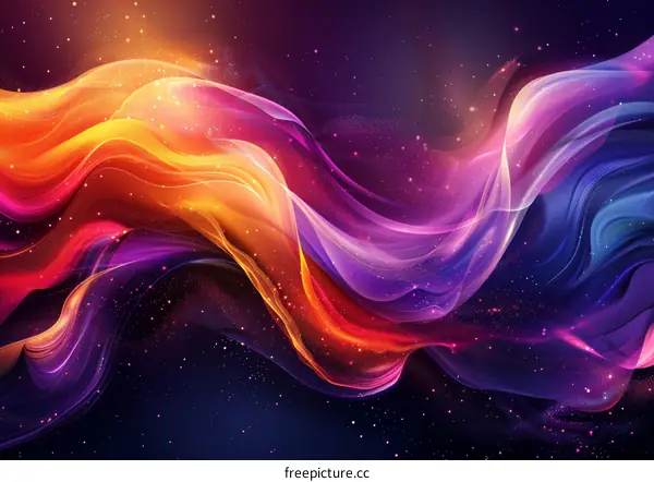 Cosmic Dance: A Nebula's Colorful Symphony