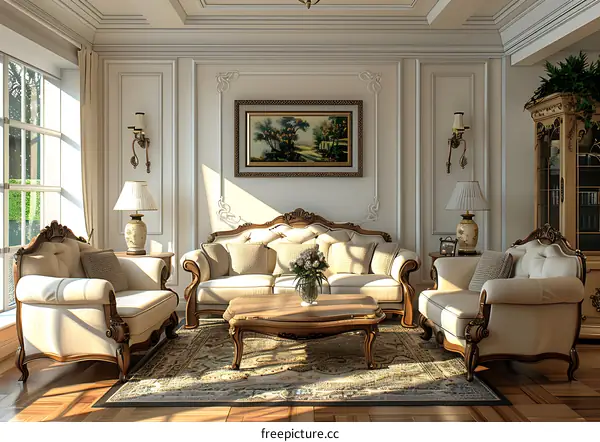 European-style living room