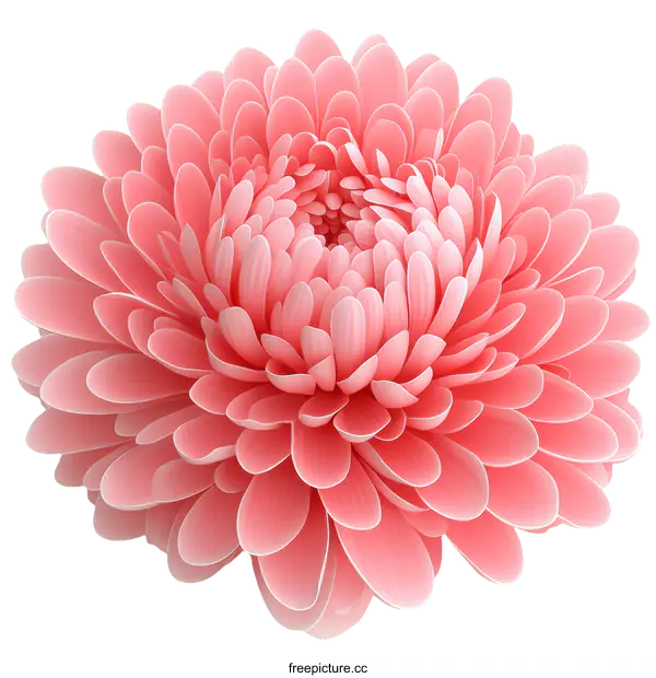 [Transparent Background PNG]Beautiful Pink Flower Illustration