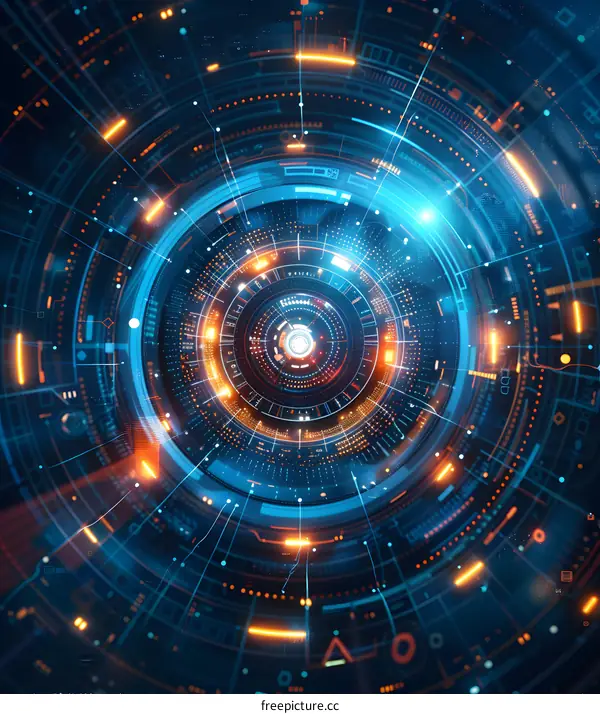 futuristic technology background