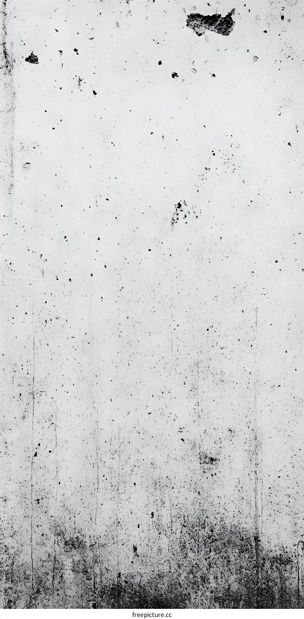 White Texture Background With Black Marks