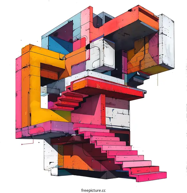 Abstract Architectural Structure Design