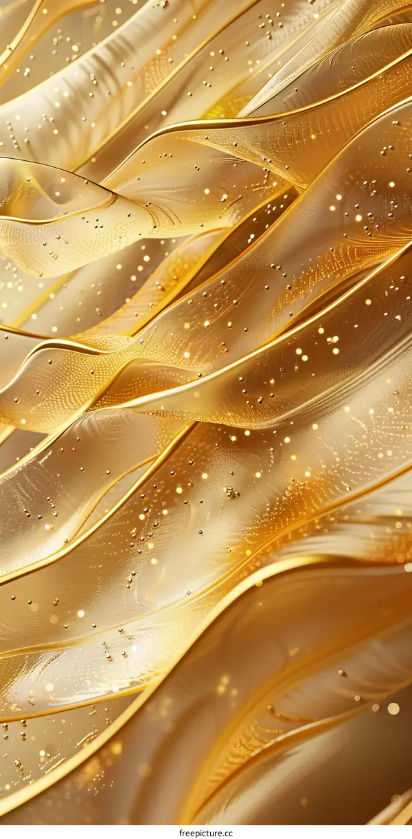 Golden Waves of Prosperity and Abundance