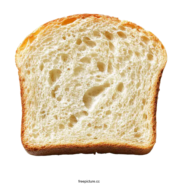 [Transparent Background PNG]Close-up of a slice of toasted bread