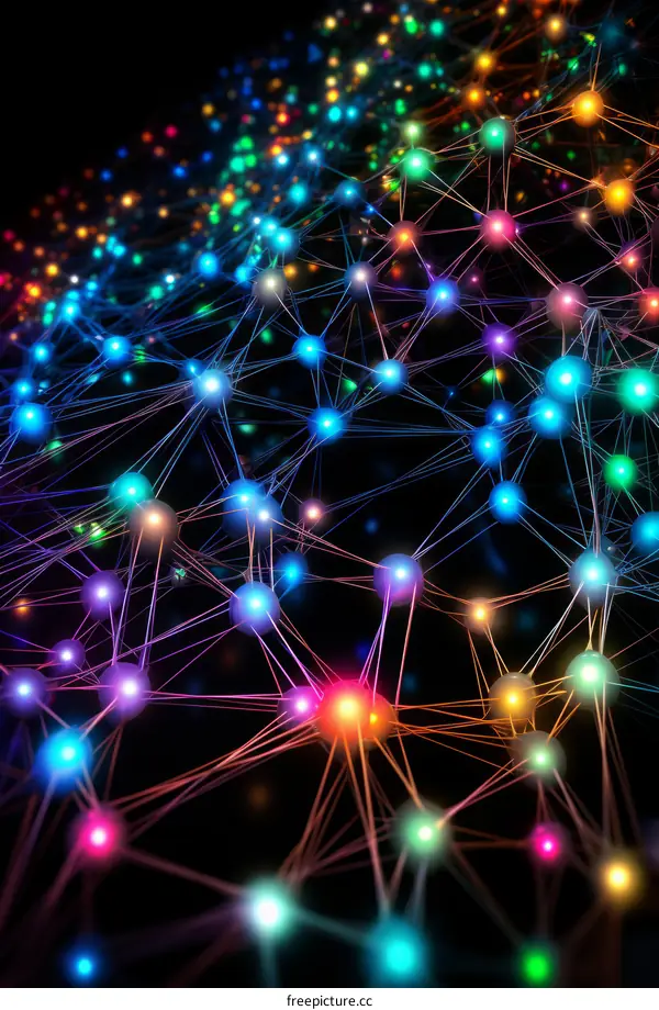 Glowing network connections