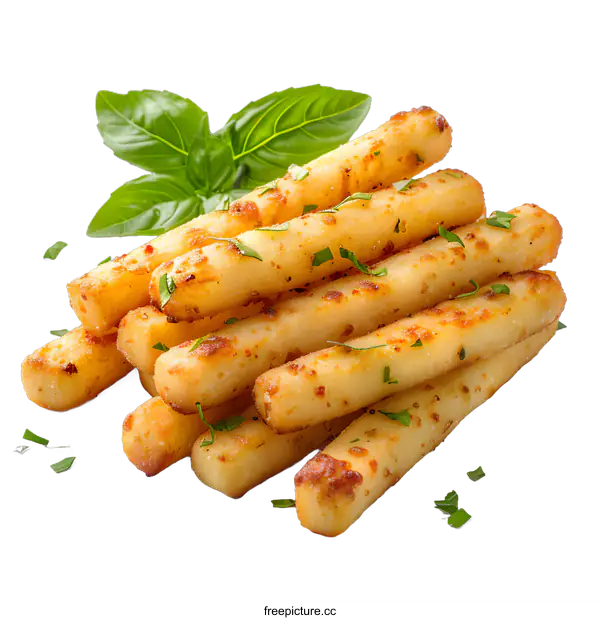 [Transparent Background PNG]Crispy Potato Sticks with Herbs