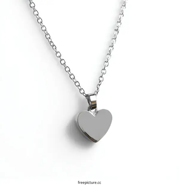 Simple Heart Pendant Necklace
