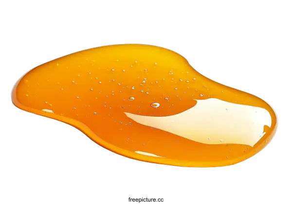 [Transparent Background PNG]Honey Drizzle on White Background