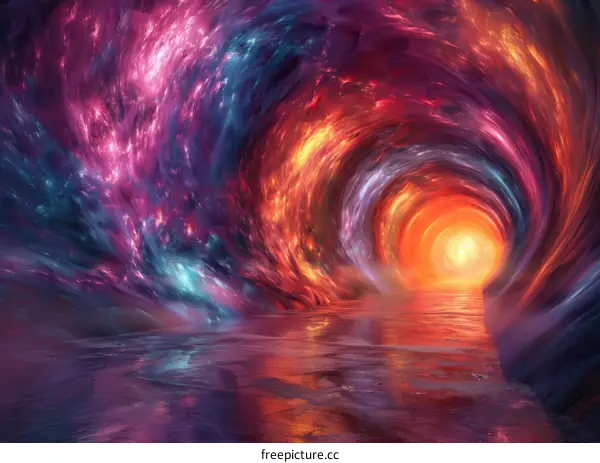 Glowing Portal to Another Dimension