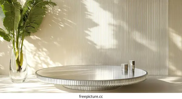 Modern Minimalist Display Table Setting