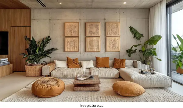 Modern Minimalist Living Room Interior Design