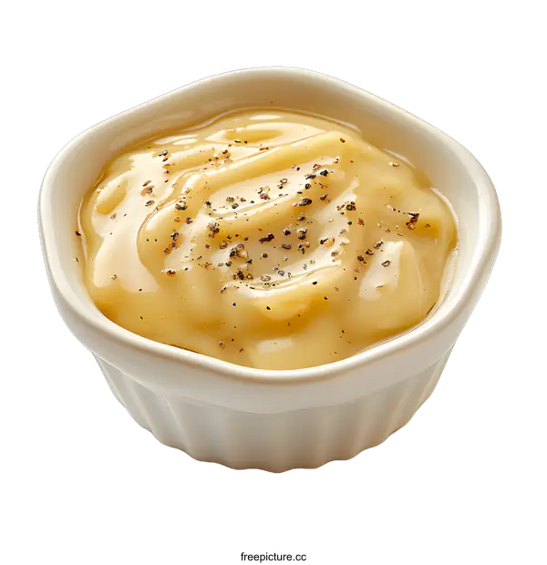 [Transparent Background PNG]bowl of mayonnaise