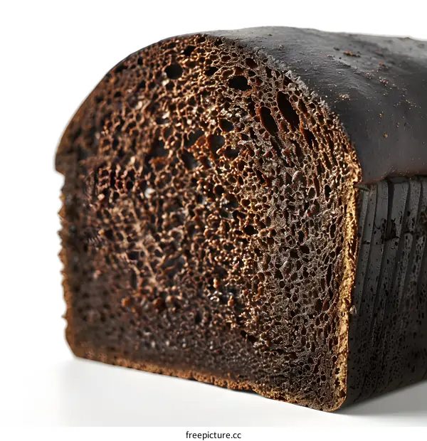 Close Up of Dark Brown Bread Crust