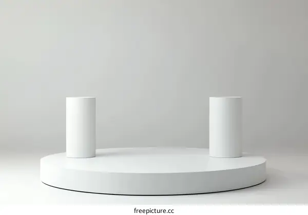 Modern Minimalist Product Display Platform