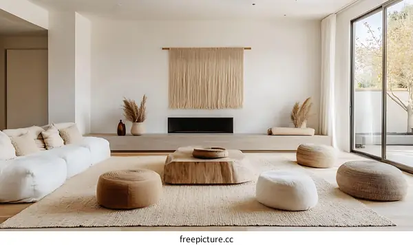Modern Minimalist Living Room Interior Design