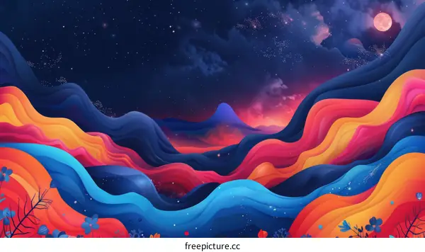 Colorful illustration