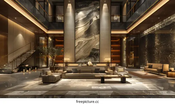 Luxury Modern Interior Design Lobby