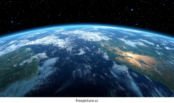 Earth from Space Detailed View