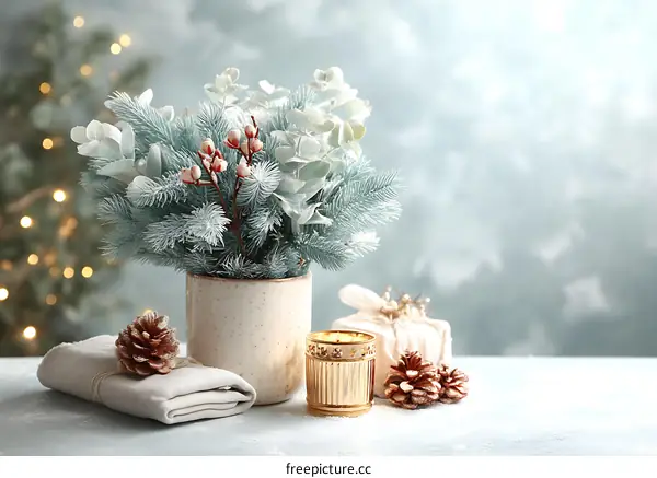 Christmas Festive Arrangement Still Life Decoration