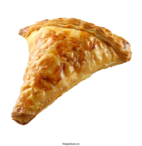 [Transparent Background PNG]Crispy Golden Brown Puff Pastry