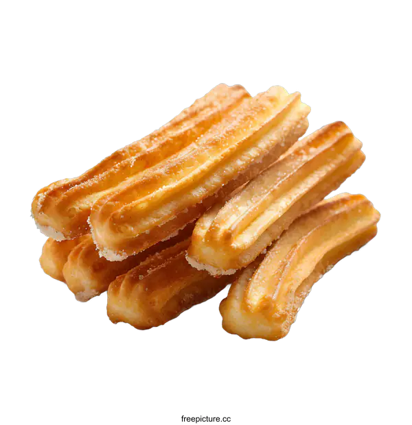 [Transparent Background PNG]Churros Stacked On White Background