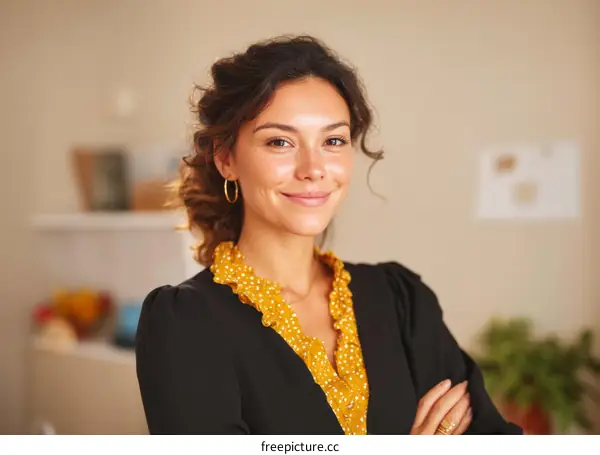 Confident Woman Smiling Portrait