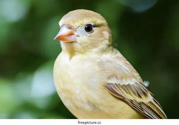 Close Up of a  Yellow Bird in Nature