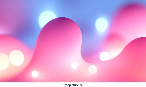 Abstract Flowing Shapes with Soft Colors