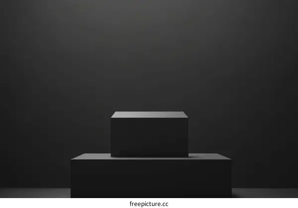 Dark Minimalist Product Display Stand