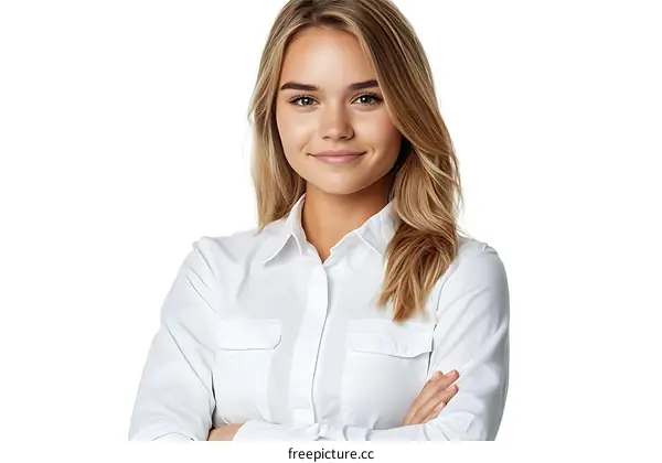 Confident Caucasian Woman Portrait