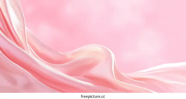 Soft Pink Satin Fabric Texture