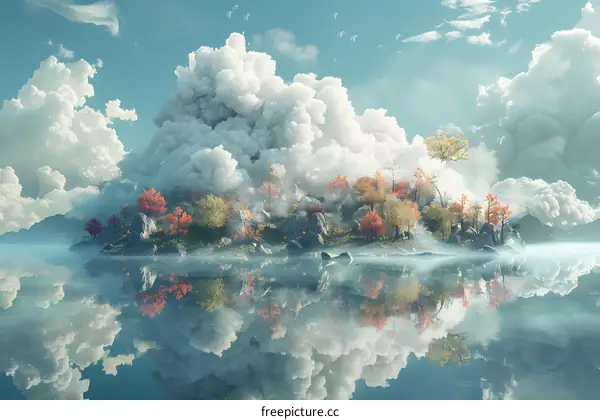 Fantasy Floating Island