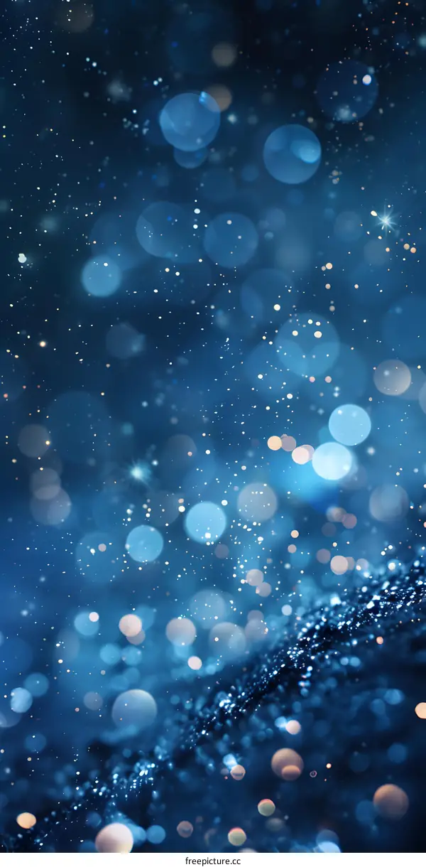 Blue glitter background